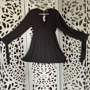 Target Wild Fable Long Sleeve Ribbed Skater Dress